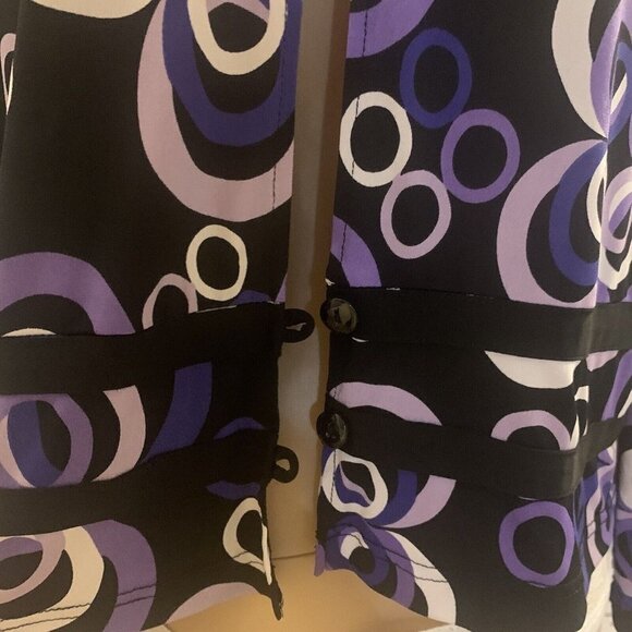 Kim Rogers. Size XL P. Jersey Jacket or Blouse. Open Back. B89. - Picture 9 of 10